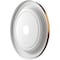 Ekena Millwork Traditional PVC Medallion (Canopies up to 13 1/2"), 22"OD x 3 1/2"ID x 1 1/2"P, Metallic Dark Copper CMP22TRCDC - alternate 5